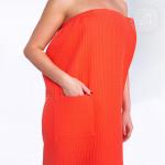 Килт для бани и сауны женский (коралл)