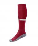 Гетры футбольные JOGEL CAMP ADVANCED SOCKS, гранатовый/белый