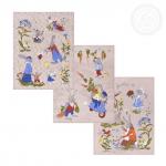 Набор полотенец из рогожки "Морковкино"