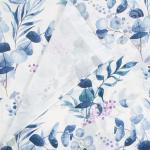 Шторы для кухни с подхватом Эвкалипт