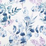 Шторы для кухни с подхватом Эвкалипт