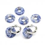 Бусина бублик для швенз из лазурита 18*4мм, 1шт