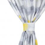 Шторы для гостиной с подхватом Клинт