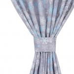 Шторы для кухни с подхватом Льдинка