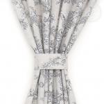 Шторы для кухни с подхватом Жуи