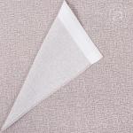 Шторы для кухни с подхватом Лен капучино