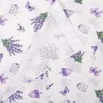 Шторы для кухни с подхватом Сиреневая дымка