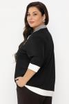 Блуза Алика (черная) Б14239-20М