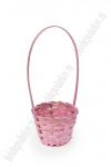 Корзина бамбуковая 13*9 см (SF-7965) розовый