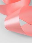 Лента атласная, 50 мм, 23±1 м, розовая №66