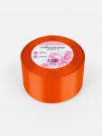 Лента атласная, 50 мм, 23±1 м, оранжевая №164
