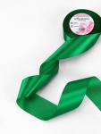 Лента атласная, 50 мм, 23±1 м, зелёная