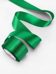 Лента атласная, 50 мм, 23±1 м, зелёная