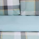 Постельное бельё 1.5-спальное LoveLife Square green, сатин