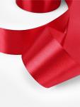 Лента атласная, 40 мм, 23±1 м, красная №33