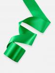 Лента атласная, 75 мм, 23±1 м, зелёная №19