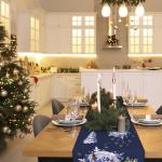 Дорожка для сервировки 50*150 см, хлопок 100% (Волшебство Нового года)