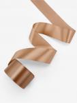 Лента атласная, 50 мм, 23±1 м, нежно-коричневая