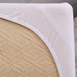 Наматрасник непромокаемый «Бережный», 160?200?25 см, натяжной, мембрана, хлопок 80%