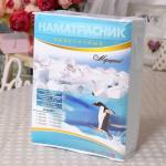 Наматрасник непромокаемый «Бережный», 160?200?25 см, натяжной, мембрана, хлопок 80%