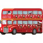 Адвент календарь новогодний «Автобус» 41.8?25.3 см