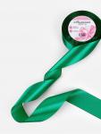 Лента атласная, 40 мм, 23±1 м, насыщенно-зелёная №С1123