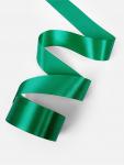 Лента атласная, 40 мм, 23±1 м, насыщенно-зелёная №С1123