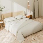 Постельное бельё 1.5-спальное LoveLife Coconut milk, сатин