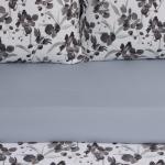 Постельное бельё евро LoveLife Flowers, жатка