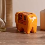 Вечный календарь с кубиками «Слоник», 11?4.5?6.6 см, дерево, МИКС