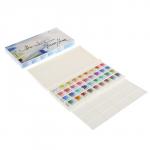 Акварель художественная в кюветах «ЗХК. Белые ночи», 36 цветов ? 2.5 мл, пластиковая палитра, 1942258