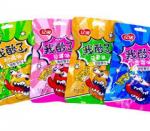 YINUO Карамель леденцовая, ассорти вкусов (лимон, клубника, ананнас, голубика), 20 шт по 25г