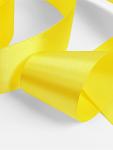 Лента атласная, 50 мм, 23±1 м, жёлтая №15
