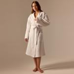 Халат вафельный женский SL HOME: Basic «Блан де Блан», размер S, хлопок 100%, белый