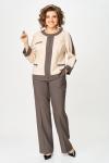 Костюм Aira Style 24232 бежево-коричневый