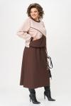 Костюм Aira Style 24129 пудра+коричневый