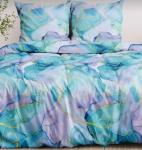 КПБ "С любовью by WENGE" Бязь 1.5 сп (нав. 70*70 - 2 шт) рис 36188 вид 1 "Небесный мрамор"