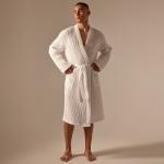 Халат вафельный мужской SL HOME: Boho «Блан де Блан», размер S, хлопок 100%, белый