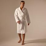 Халат вафельный мужской SL HOME: Waffle «Блан де Блан», размер S, хлопок 100%, белый