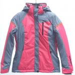 Горнолыжная куртка женская УЦЕНКА розового цвета 0802R