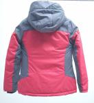 Горнолыжная куртка женская УЦЕНКА розового цвета 0802R