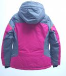 Горнолыжная куртка женская УЦЕНКА малинового цвета 0803M