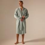 Халат вафельный мужской SL HOME: Boho «Аззура», размер L, хлопок 100%, бирюзовый
