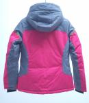 Горнолыжная куртка женская УЦЕНКА малинового цвета 0802M