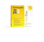 ФАРМ ГРУПП SunDay Кальций D3 №50, 50 таблеток по 600мг