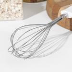 Венчик для взбивания Доляна «Виктори», 29.5?6 см, нержавеющая сталь, белый