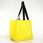 Сумка хозяйственная без застёжки, 52?17?33 см, жёлтая