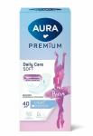 AURA PREMIUM Прокладки женские ежедневные ультратонкие LIGHT 40шт