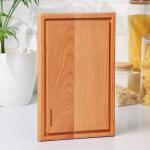 Доска разделочная Доляна «БУковский», 30?20?2 см, для стейка, дерево бук