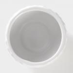 Банка для сыпучих с ложкой Доляна «Ананас», 300 мл, 10?14.5 см, доломит, белая